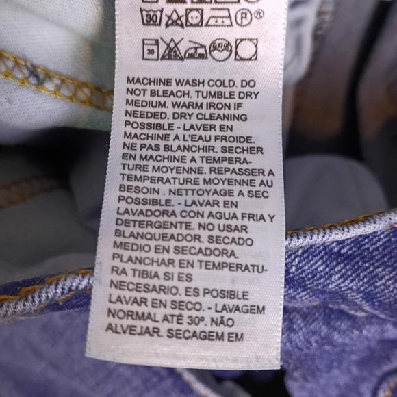 Levis 559 Relaxed Straight Jeans Mens W33 L30 Blue Denim Medium Wash Rare Tag - Picture 15 of 16